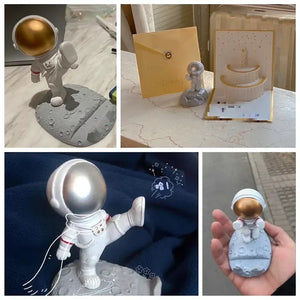 Astronauts Mobile Phone Stand Holder Ornaments