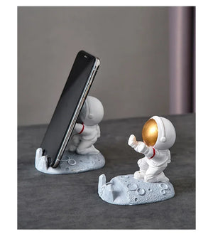 Astronauts Mobile Phone Stand Holder Ornaments