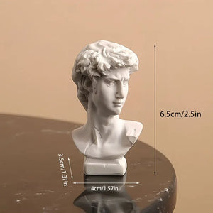 Resin Head Bust Sculpture Figurine