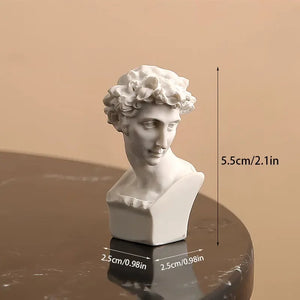 Resin Head Bust Sculpture Figurine