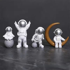 Astronaut Figure Statue Spaceman Sculpture