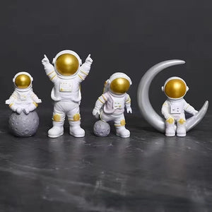 Astronaut Figure Statue Spaceman Sculpture