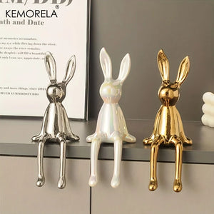 Long-Eared Sitting Rabbit Room Ornaments