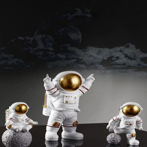 Astronaut Figure Statue Spaceman Sculpture