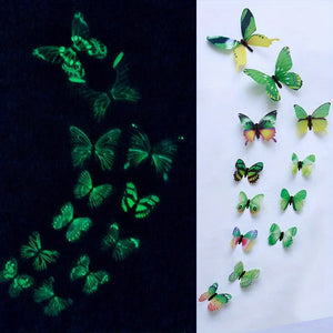 3D Luminous Butterfly Creative Wall Sticker