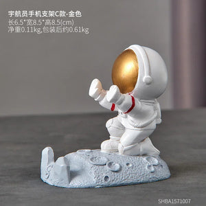 Astronauts Mobile Phone Stand Holder Ornaments