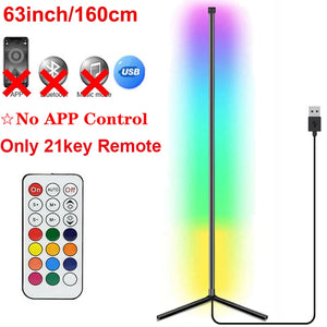 RGB LED Corner Floor Lamp