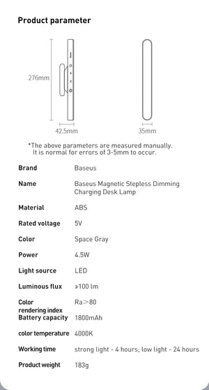 Hanging Magnetic LED Table Lamp