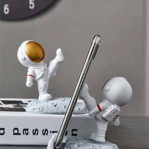 Astronauts Mobile Phone Stand Holder Ornaments