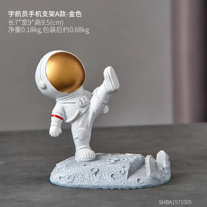 Astronauts Mobile Phone Stand Holder Ornaments