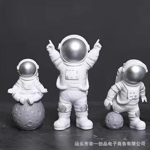 Astronaut Figure Statue Spaceman Sculpture