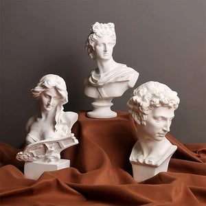 Resin Head Bust Sculpture Figurine