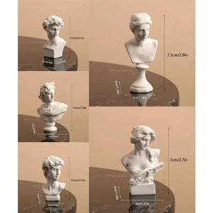 Resin Head Bust Sculpture Figurine