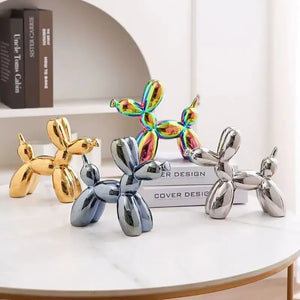 Balloon Dog Abstract Ceramic Sculpture