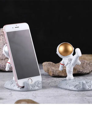 Astronauts Mobile Phone Stand Holder Ornaments