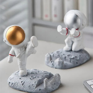 Astronauts Mobile Phone Stand Holder Ornaments