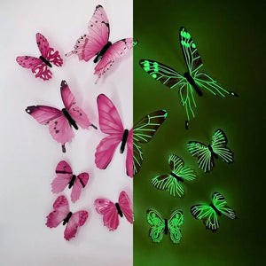 3D Luminous Butterfly Creative Wall Sticker